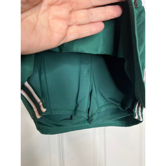 Varley Small Patrick Mid Rise Skort Green White Tennis Golf Pickleball - Picture 5 of 12